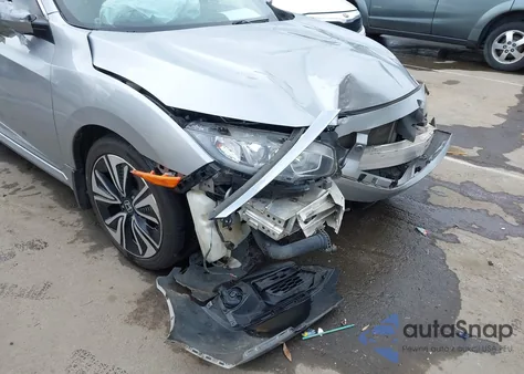 2018 Honda Civic Ex-L from USA, damaged, VIN JHMFC1F71JX038694
